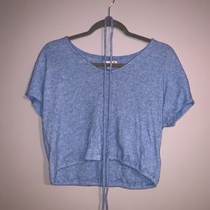 Blue SO Crop Top